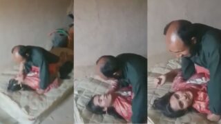 Pakistani stepdad fucks daughter while stepson records it