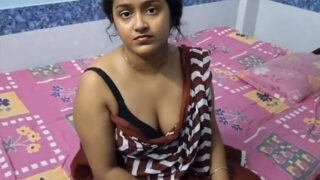 Busty bengali mom has sex with her horny stepson on their house