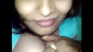 Desi shy girl showing her cute boobs to her boyfriend 