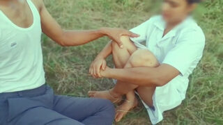 Indian sexy nurse had sex with patient in outdoor